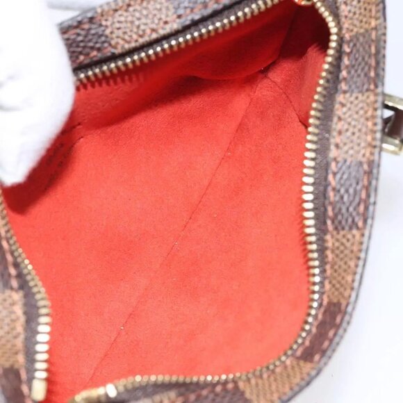 LOUIS VUITTON Damier Ebene Manosque GM Accessory Pouch N51120 LV Auth 114977 - Picture 13 of 16